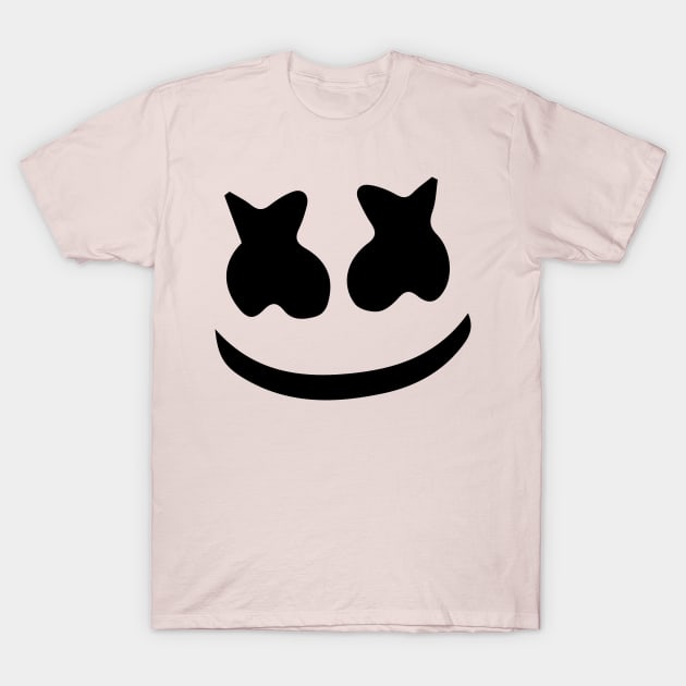 Marshmello Face T-Shirt by padune